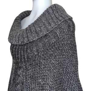 DKNY Cowl Neck Oversized Sweater~Poncho sz L